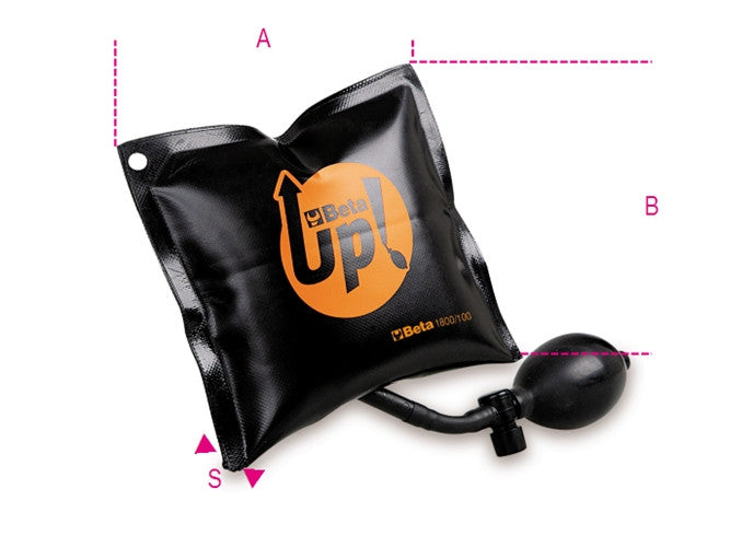 Beta Tools Model 1800  100-Lifting Airbags Max 100Kg.