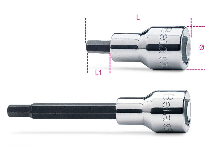 Beta Tools Model 920  Pe17mm-Socket Drivers for Hexagon Screws