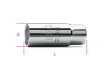 Beta Tools Model 956  C14-1/2' Spark Plug Sockets Hexagon