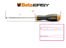Beta Tools Model 1204  6 5X150-Screwdrivers Headless Slotted