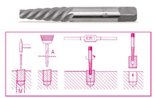 Beta Tools Model 1430  3-Tapered Extractors for Screws
