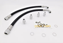 Fren Tubo Carbotech Carbon Fiber, Kevlar or Stainless Complete Head Engine Oil Line Kit for the Husqvarna TE/TC 250/SM 450 RR/TE Centennial 510 '03-07/'06/'04