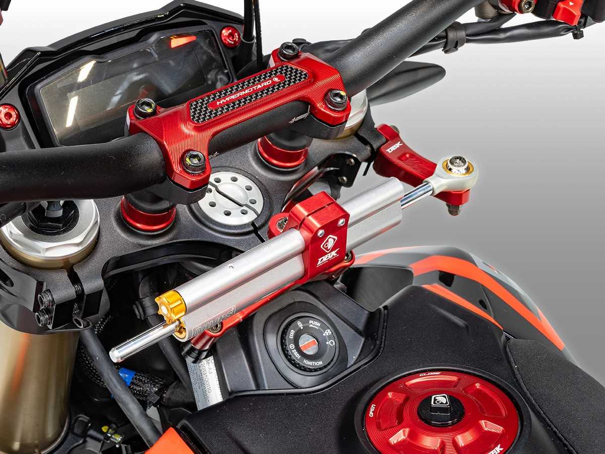 DBK Special Parts (Ducabike) Steering Damper Mount Kit for Ducati Hypermotard 698 Mono