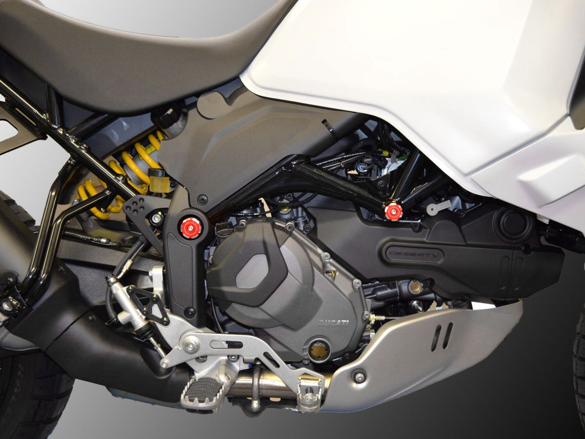 DBK Special Parts (Ducabike) Contrast Cut Frame Plug Kit for the Ducati DesertX