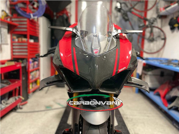 Carbonvani - Ducati Panigale V4 / S (22-24) Carbon Fiber Headlight Fairing - RED.2
